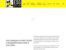 Tablet Screenshot of essexstainedglass.com